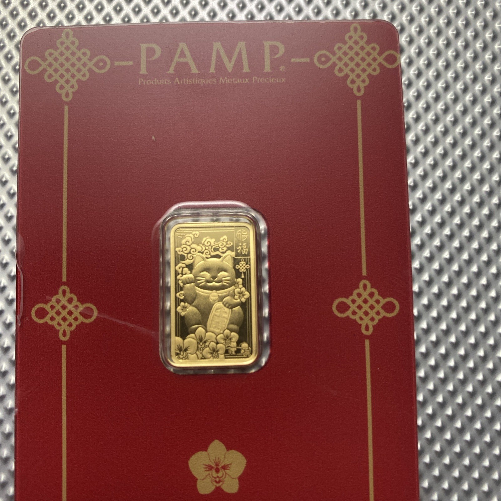 PAMP Suisse Lucky Cat 2.5 gram Gold Bar – (In Assay w/ Sleeve) Only 18,888 Made