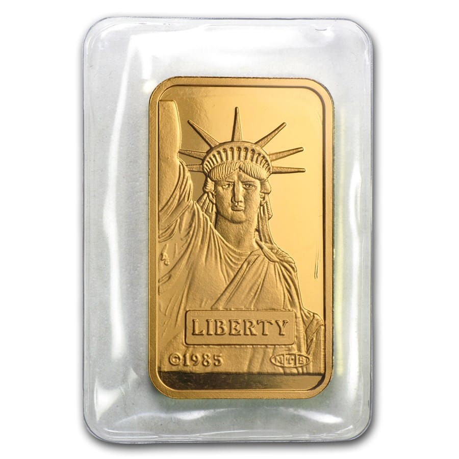 20 gram Gold Bar – Credit Suisse Statue of Liberty(Classic Assay)