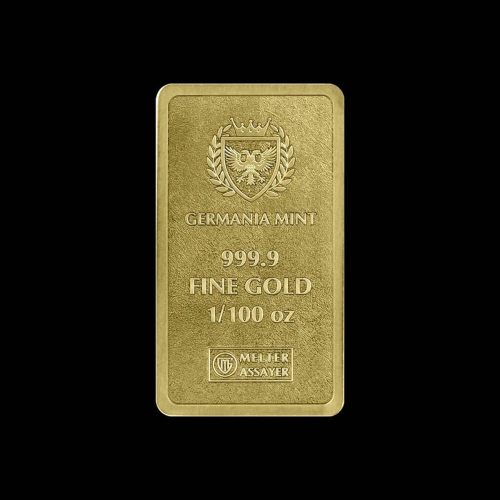 Germania Mint 1/100 oz Gold Bar