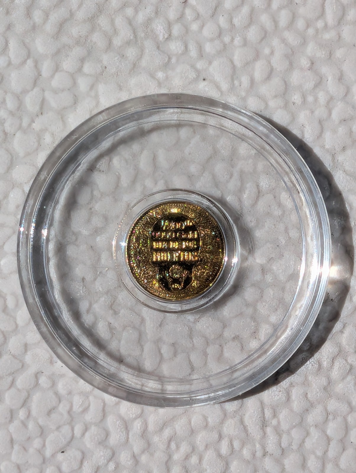1/200th oz .9999 Fine GOLD Sugar Skull Dia De Los Muertos in Capsule Gold Is Up!
