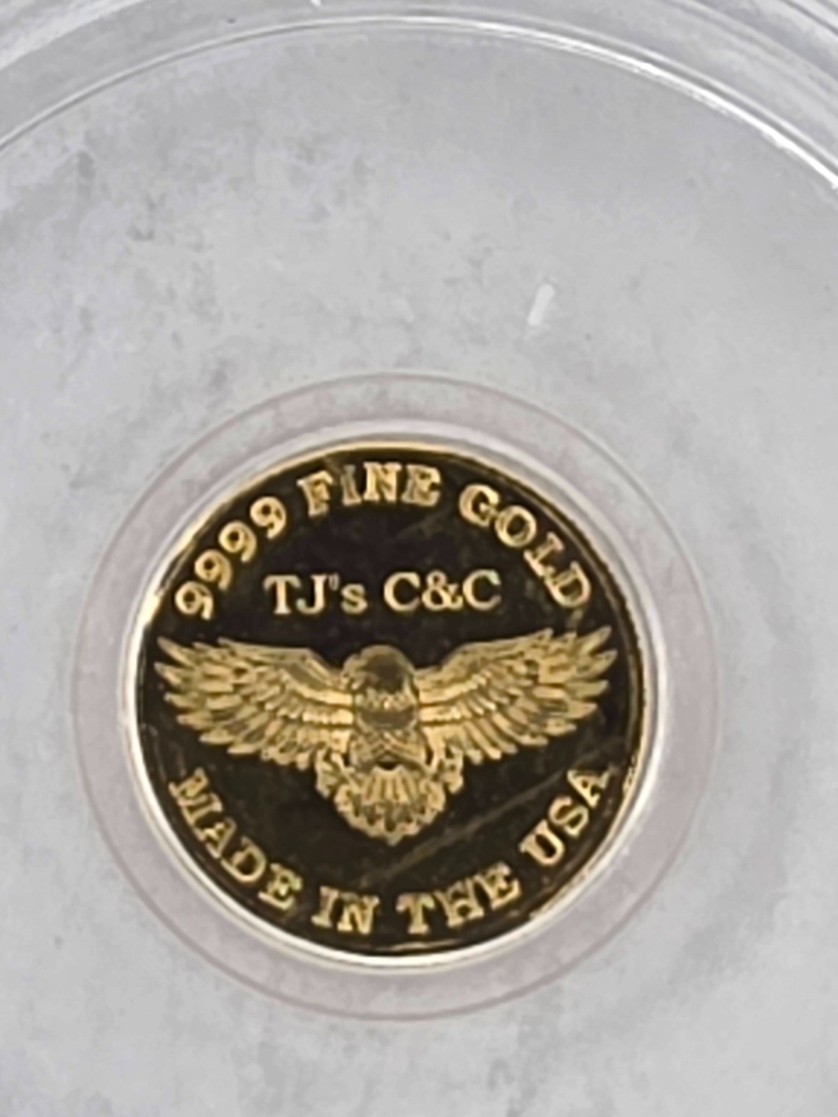 1/200 oz .999 Fine Gold Round – Colt Python Revolver Design – Mini Gold Bullion
