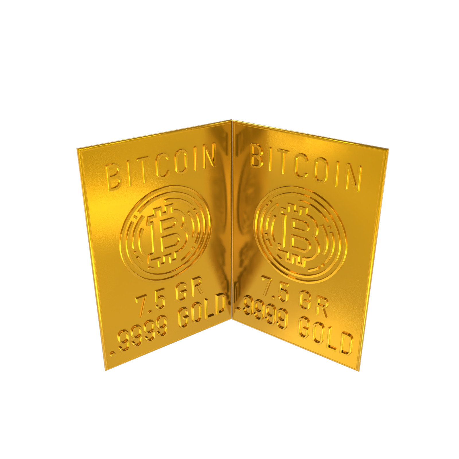 1 Gm Bitcoin Gold Snap Bar GR Bar Gold Bullion Precious Metal .9999 Gold