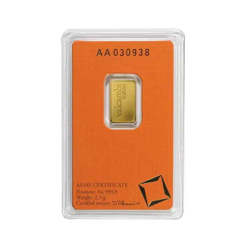 Gold Bar Valcambi – 2.5 Gram