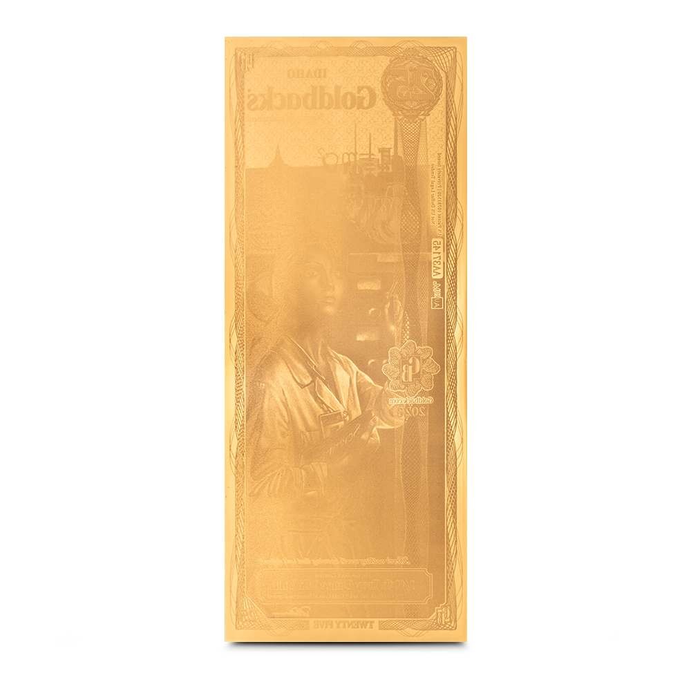 25 Idaho Goldback Gold Note (New)