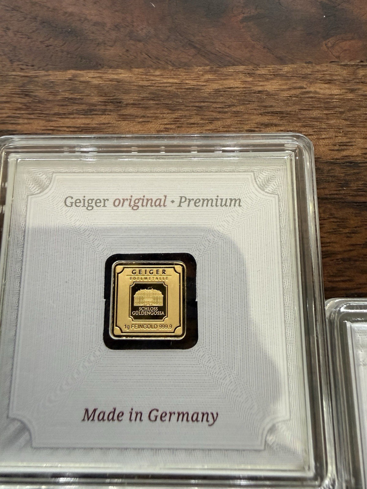 Geiger Edelmetalle Lot 3x 1g Gold 2x 1g Silver In Assay 🔥🔥🔥 STUNNING