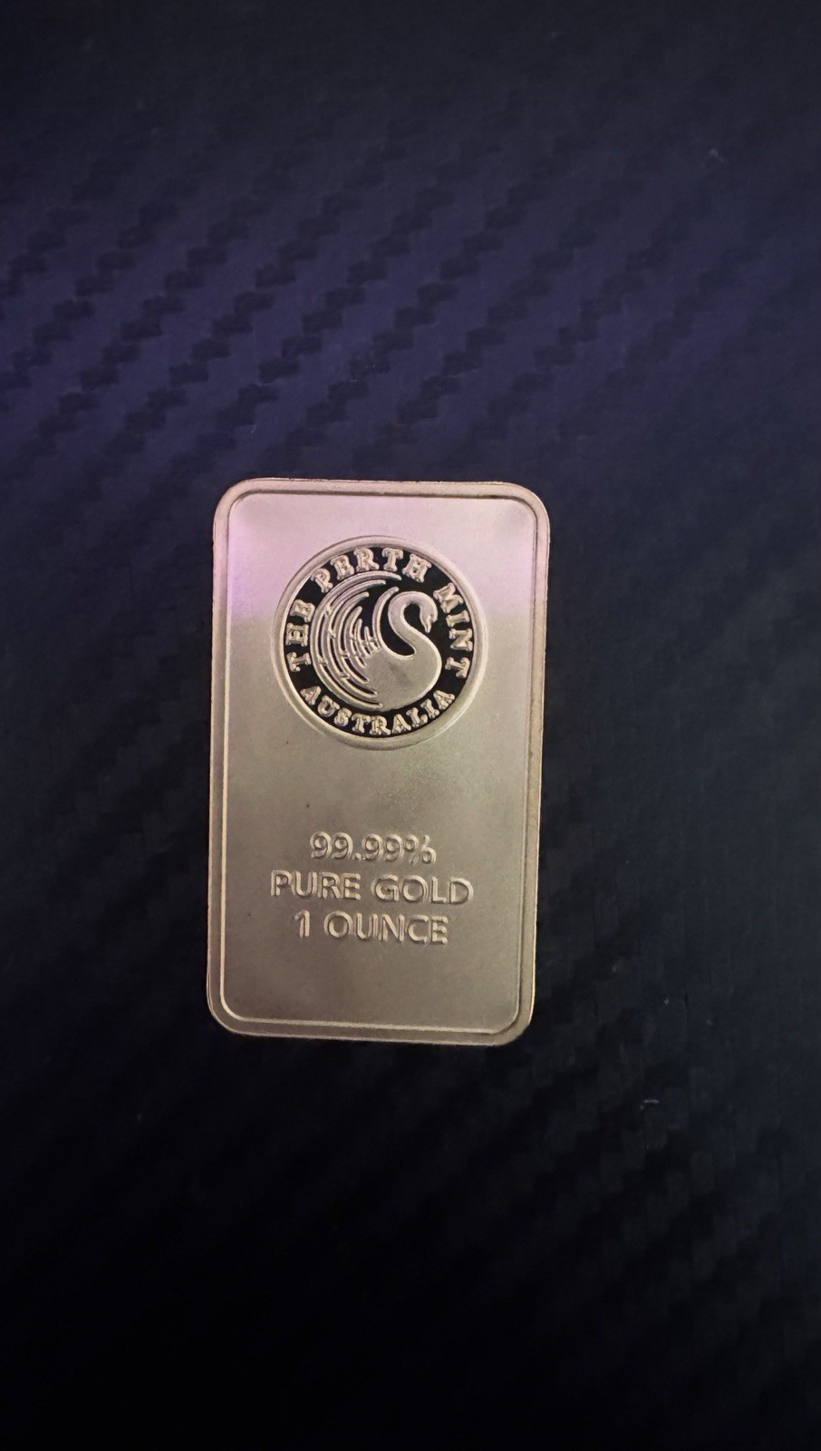 The Perth Mint Australia 1 oz 99.99% Pure Gold Minted Bar Tamper-Evident Case