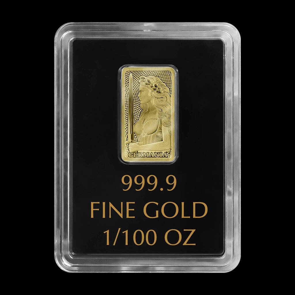Germania Mint 1/100 oz Gold Bar