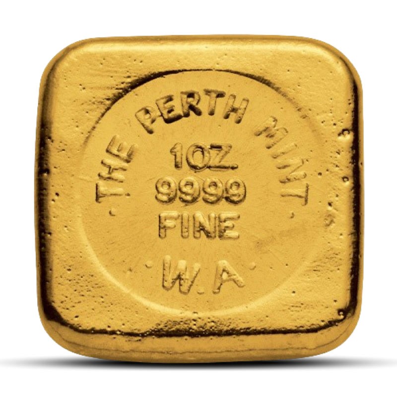 1 oz Perth Gold Cast Bar