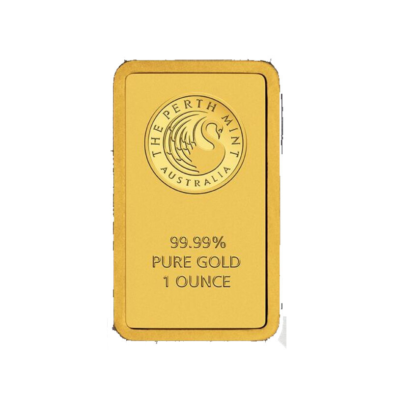 Perth Mint 1 oz Gold Bar .9999 Sealed With Assay Certificate 24 Karat