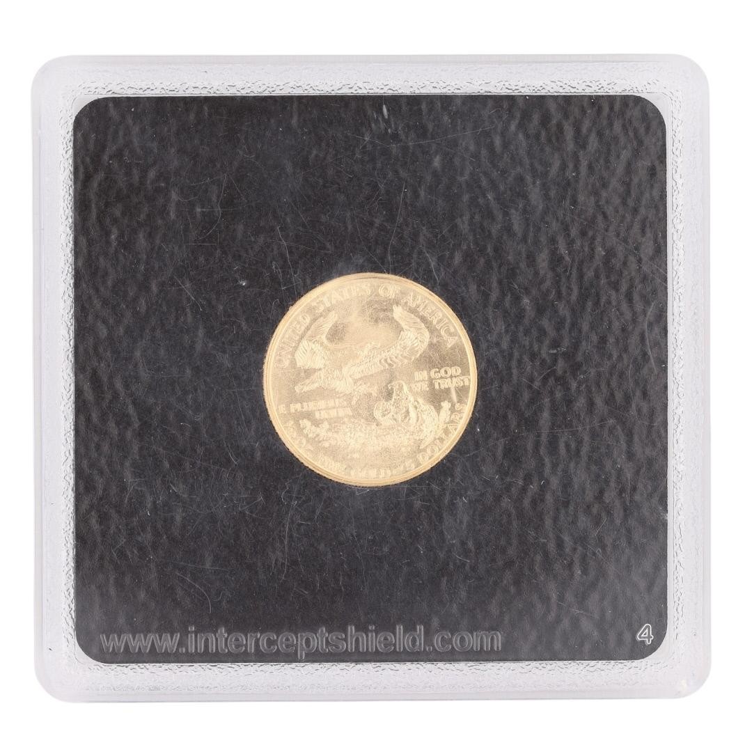 2 – 1/10 oz .999 Fine Gold American Eagle Round Bullion in Sealed Cases USA