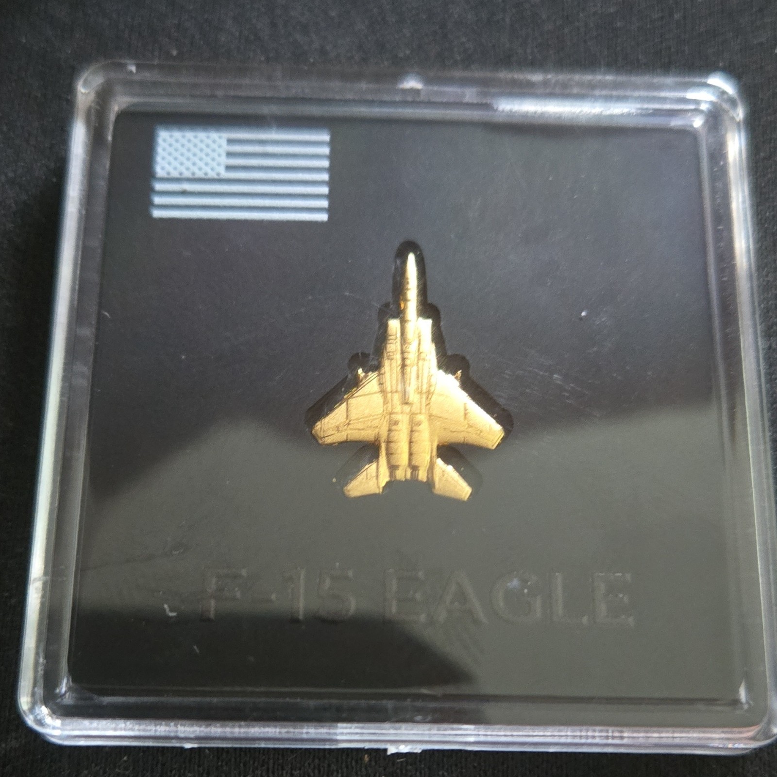Toromint Quantum Strike F-15 Eagle Gold Round 1/20 g .999 Fine Gold