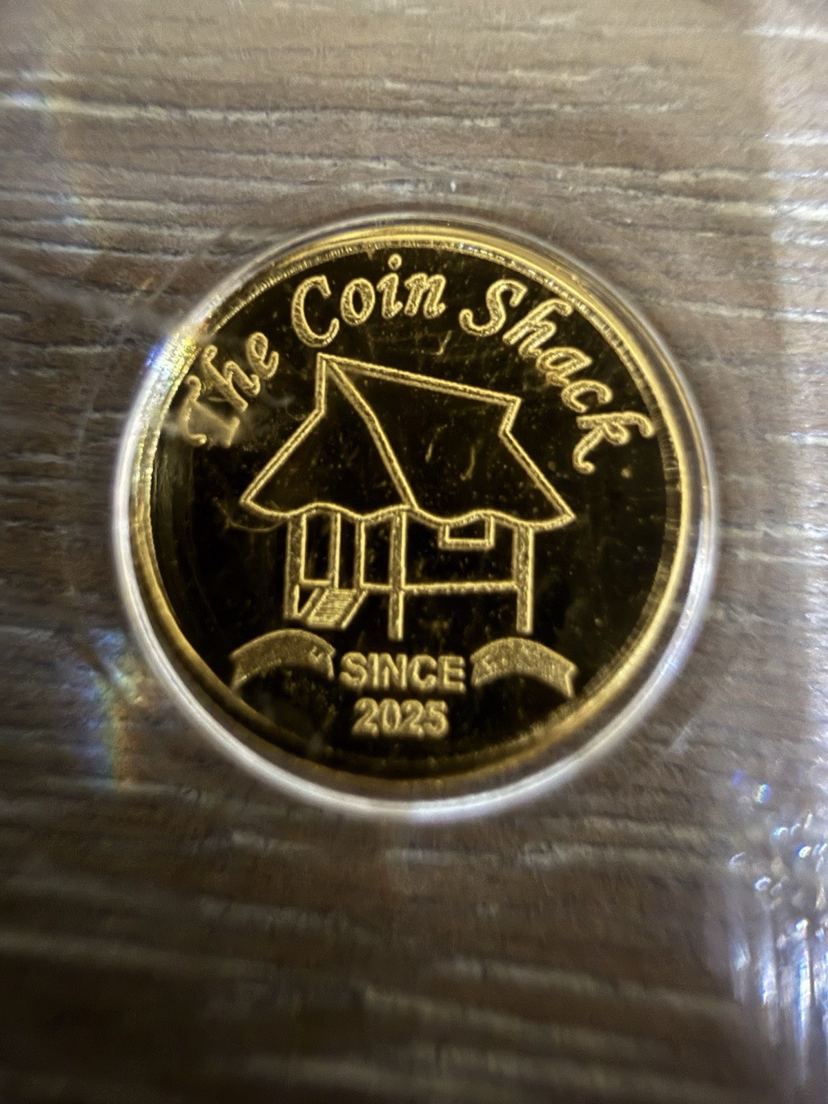 The Coin Shack 1/200th oz .9999 Fine Gold Round In Plastic Capsule