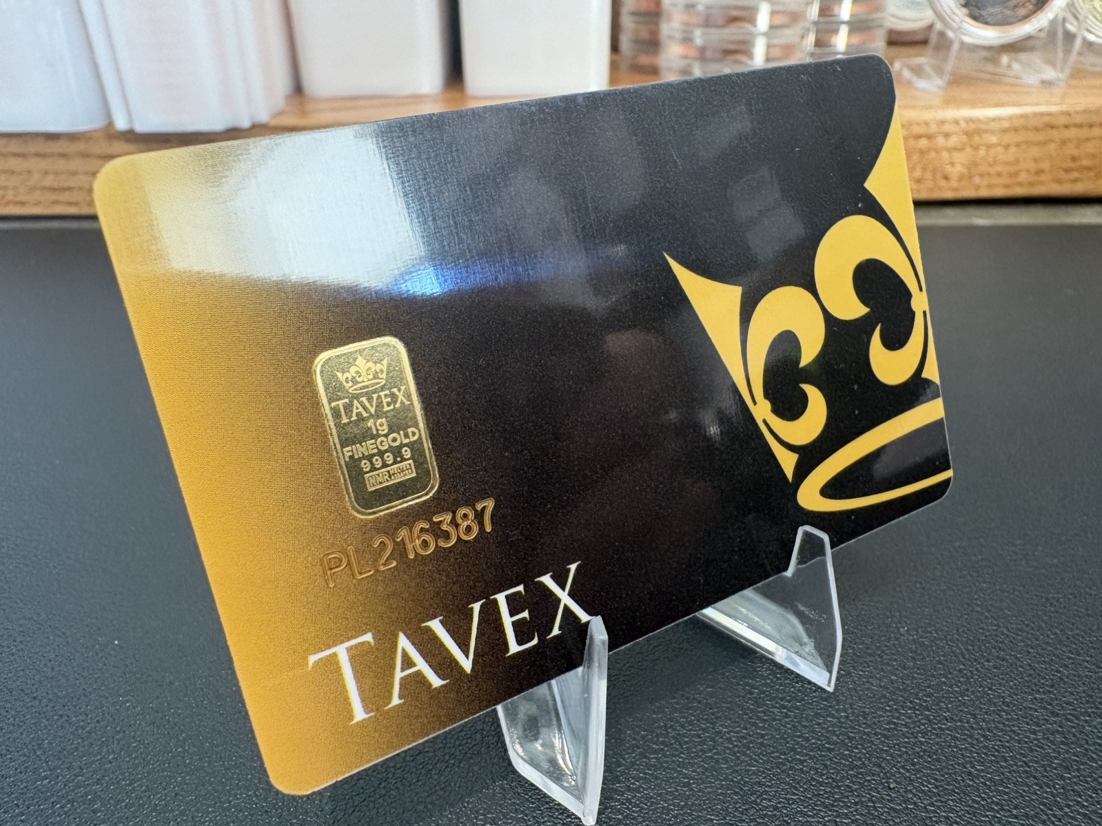 1g 24kt Gold Bar – Tavex Gold Bullion Bar 999.9 Fine Bullion Sigma Tested