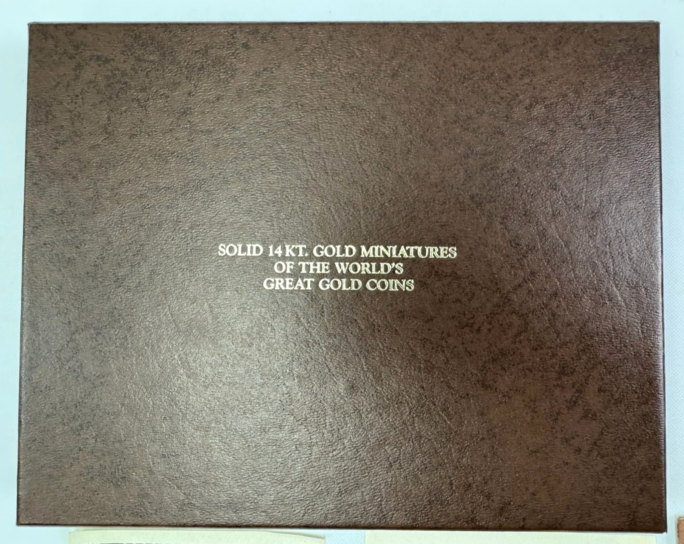 49 RARE Franklin Mint 14K Gold World Mini Coins ~25 Grams w/ COA Paperwork 1981