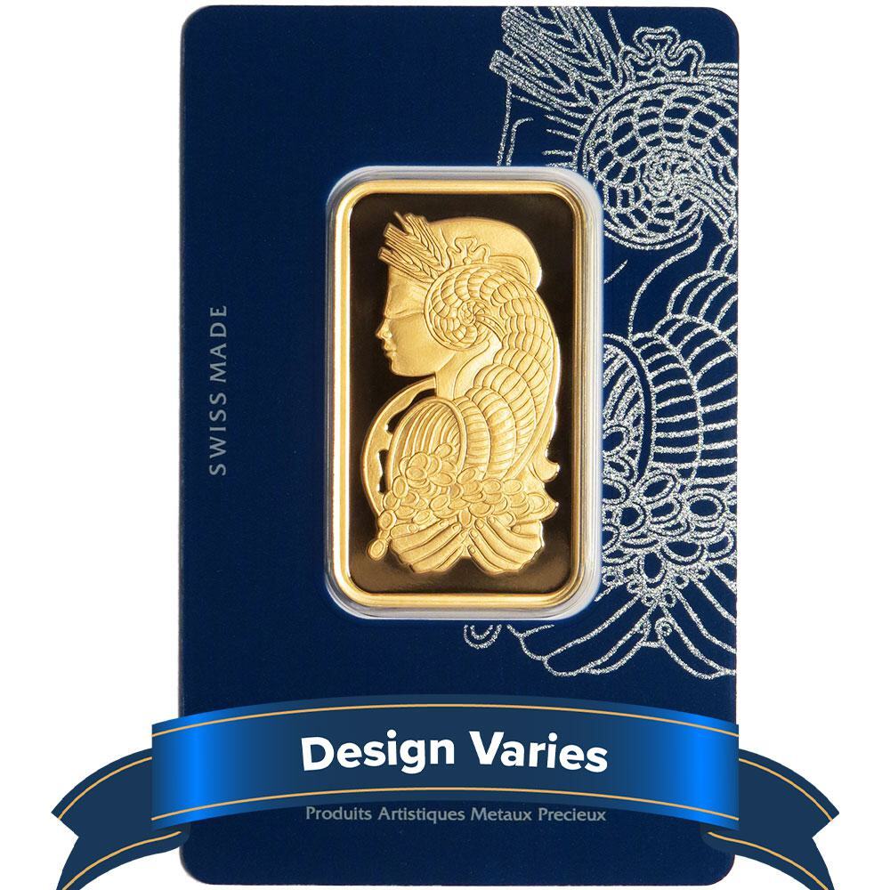 PAMP Fortuna 1 oz Gold Bar In Assay