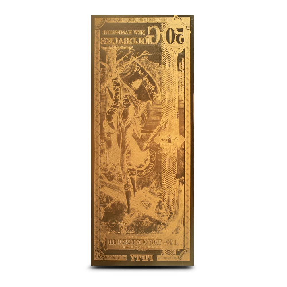 50 New Hampshire Goldback Gold Note (New)