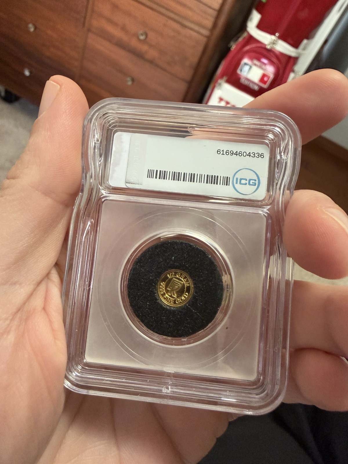 ICG Slabbed 1/2 Gram Gold! – .9999 Fine Gold Coin – Clean Ripz – 0.5g GOLD