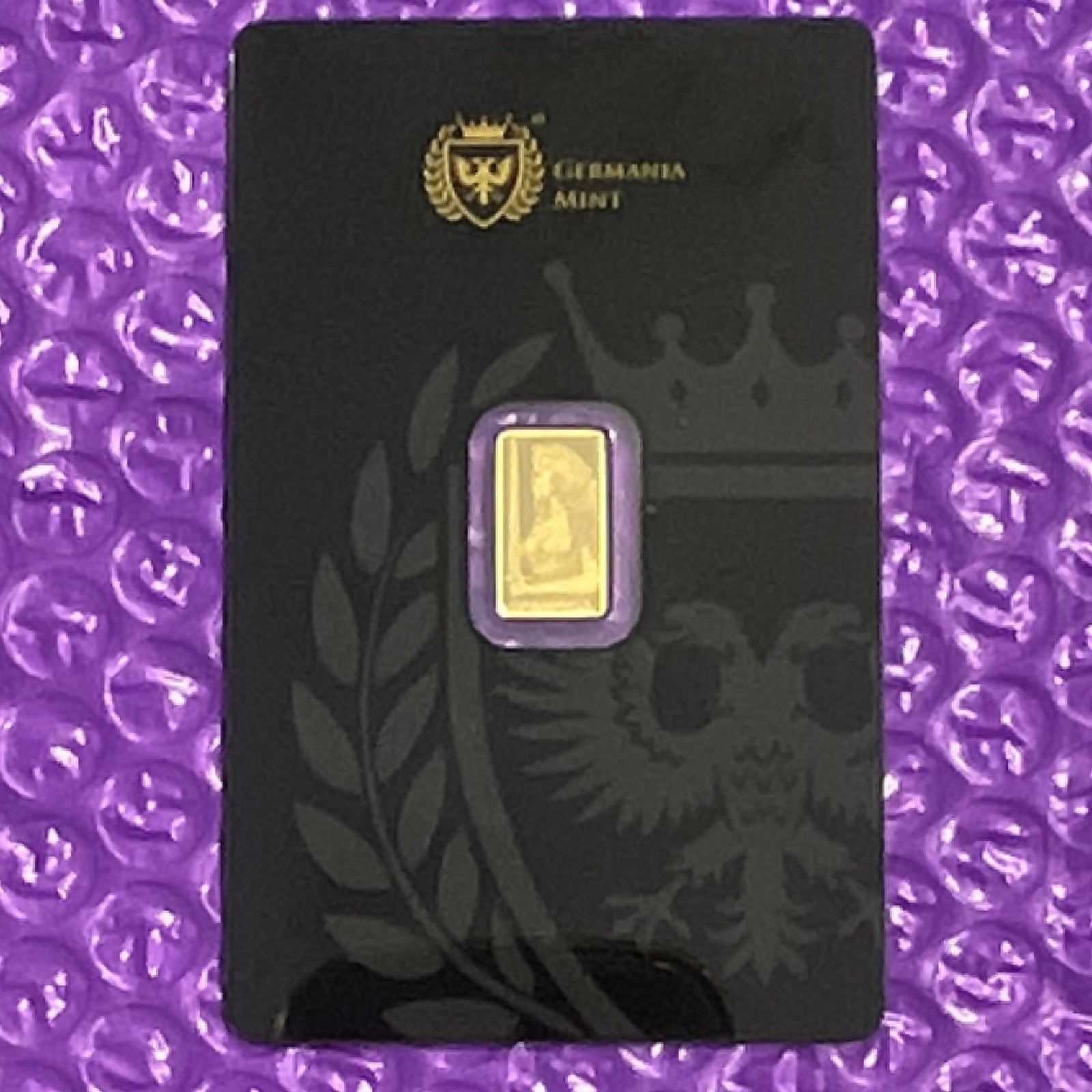 Germania Mint 1/200 Gold Bar in Sealed Assay Card Certified