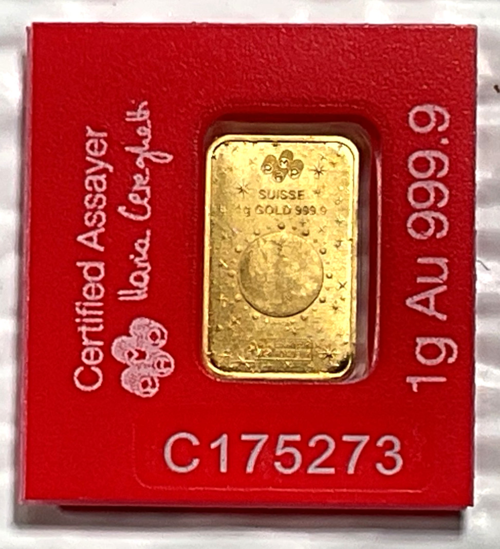 2026 1 Gram PAMP Suisse Lunar Legends 1,000 Mile Horse Multigram .9999 Gold Bar