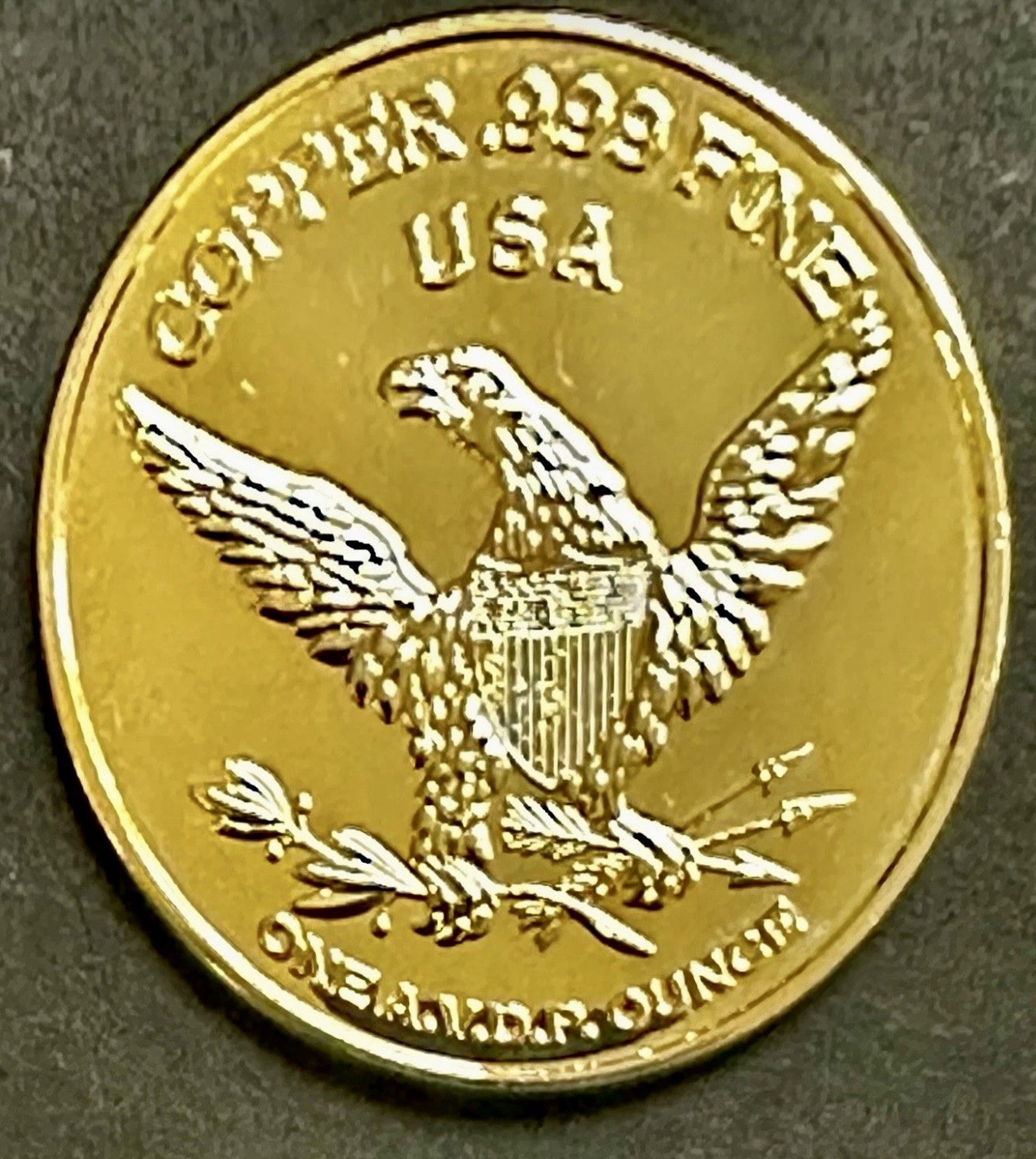 1 oz PureCopper Round. Walking Liberty American Eagle 🦅