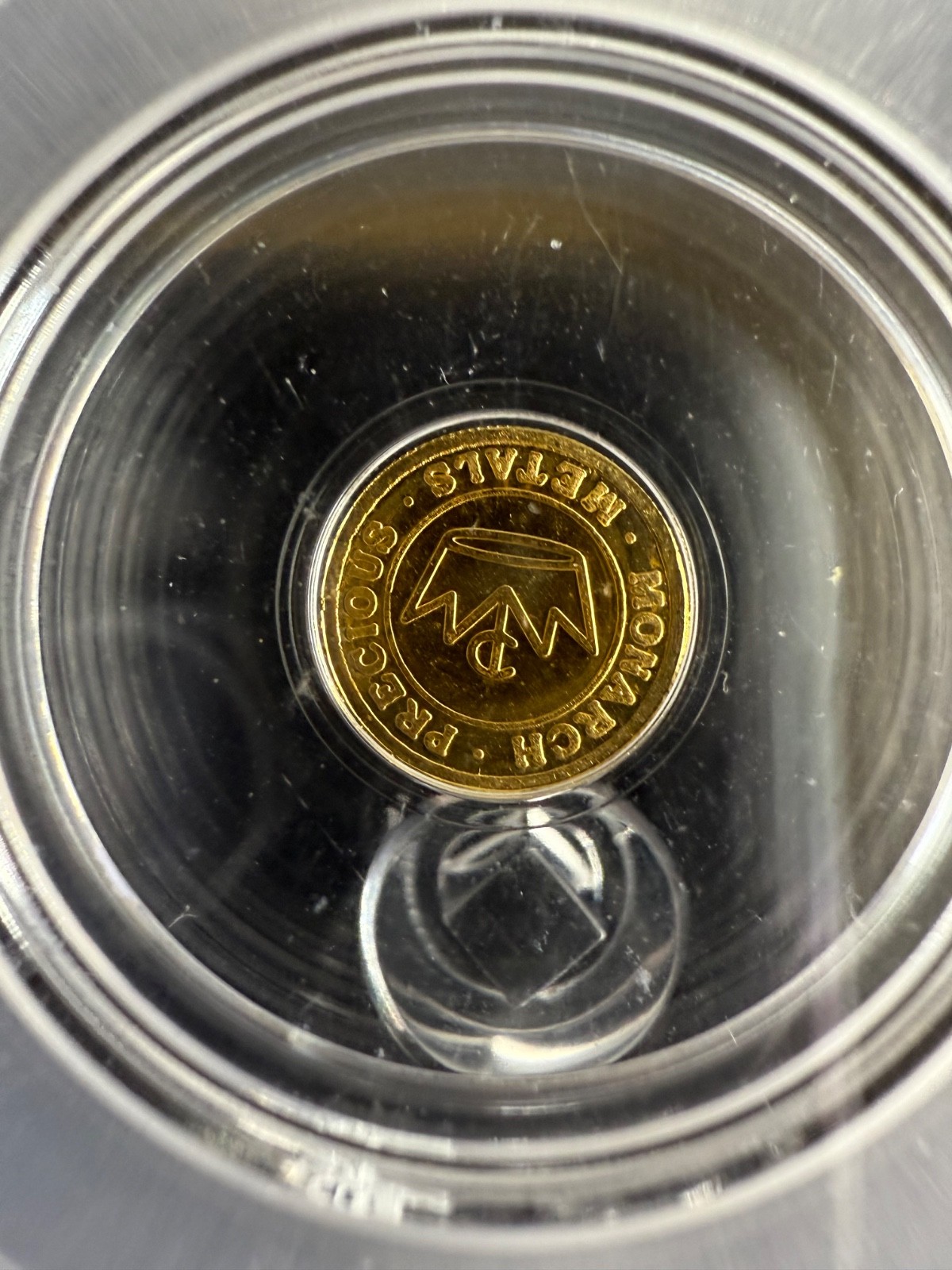 GOLD ICG-MS70 Monarch Mint 1/2 Gram Clover Gold .9999