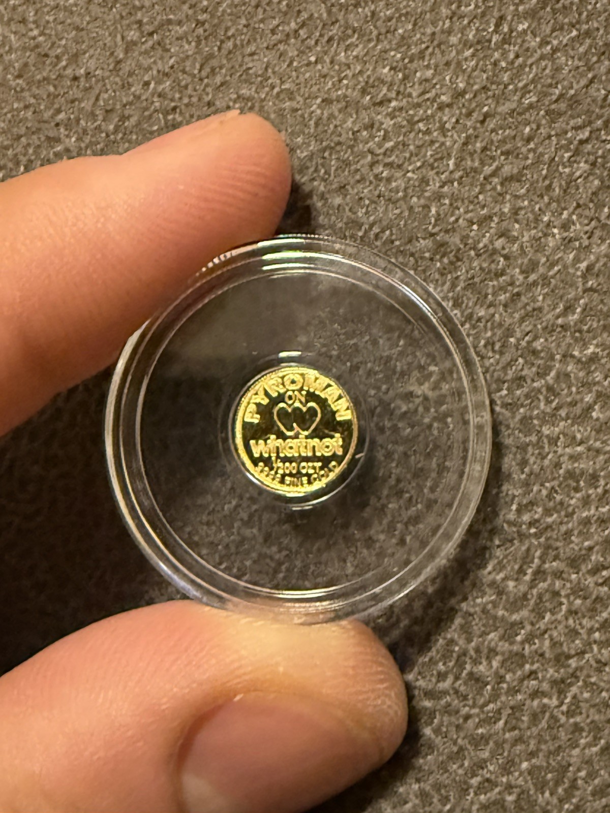 1/200th oz Gold Round, Zombie Bigfoot, Pyromanjim Limited Edition