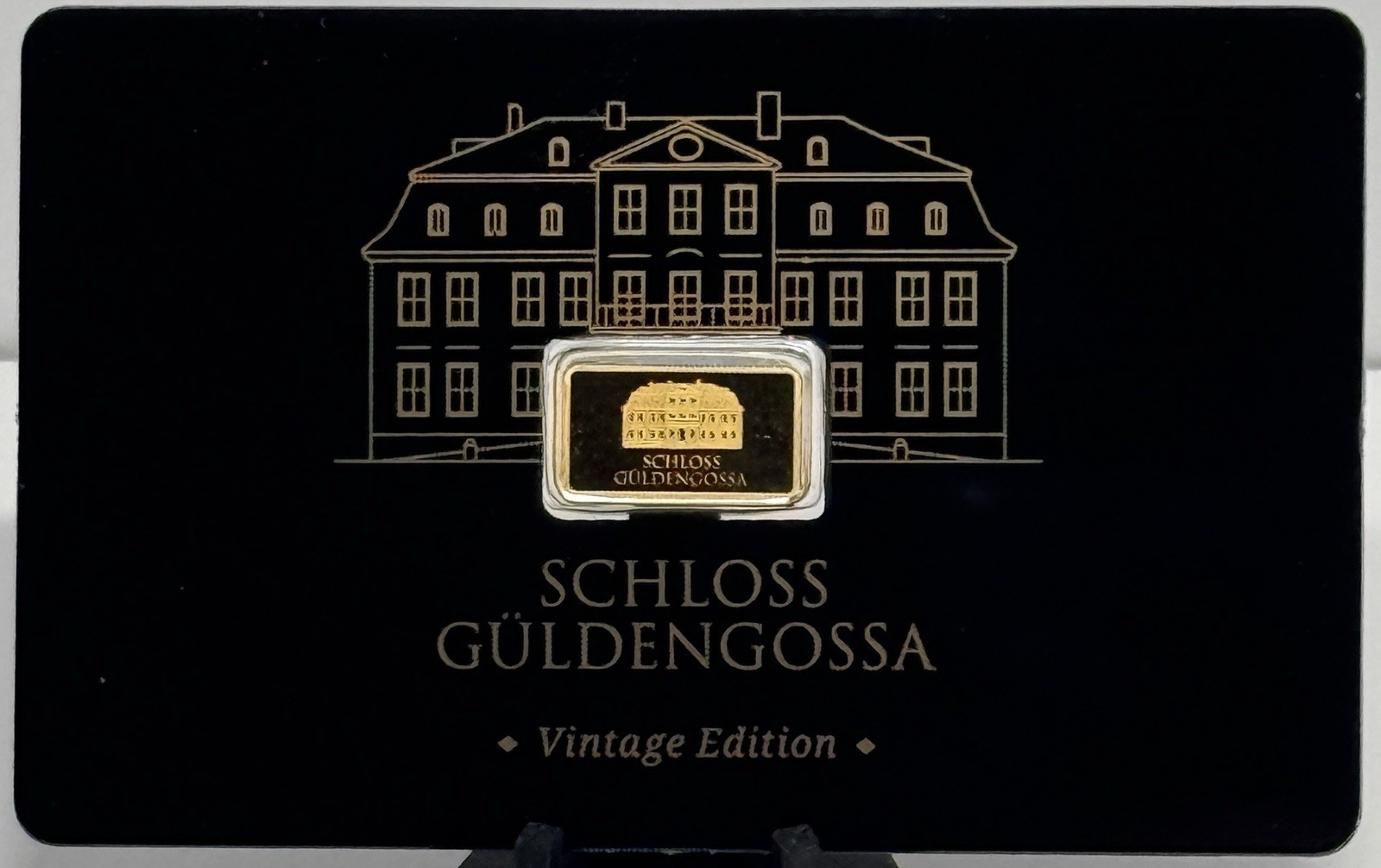 Geiger Edelmetalle Schloss Güldengossa Vintage Edition 0.5g Gold Bar 999.9