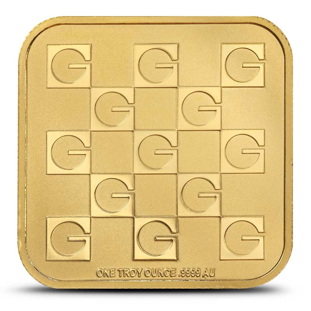 1 oz GOLD.COM Square Gold Bar (New w/ Assay)