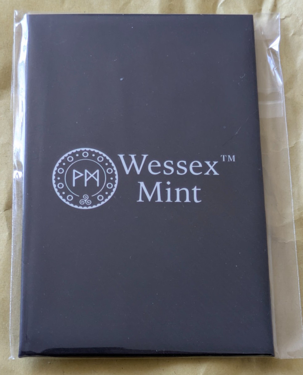 WESSEX MINT 1/1000th OZ 9999 FINE FRACTIONAL GOLD GEORGE AND THE DRAGON DESIGN