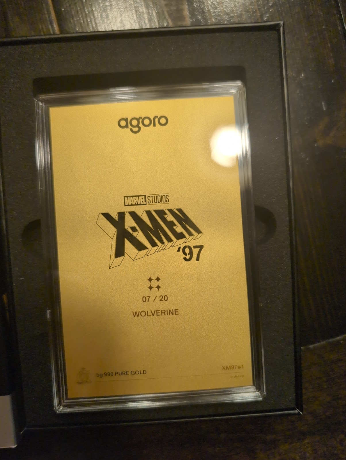 2026 Agoro X-Men 97 Tier 4 WOLVERINE 5g Pure Gold Chase Card 7 OF 20 RARE