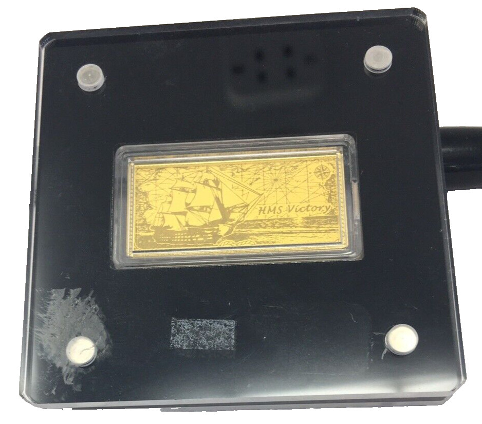 American Mint Legends of the Seas Pure Gold Ingot Collection HMS Victory.