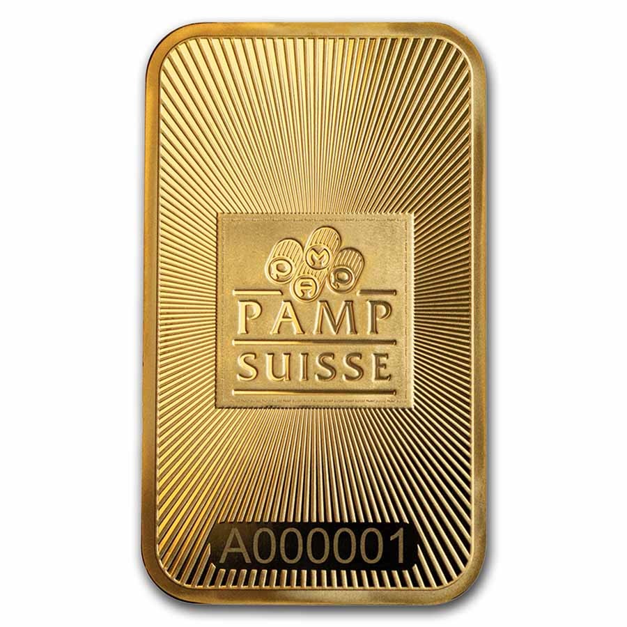 1 oz Gold Bar – PAMP Suisse (In Assay)
