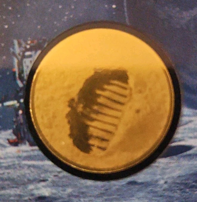 MOONLANDING 1/1000 Oz Gold Coin 3000 Francs Chad 2024