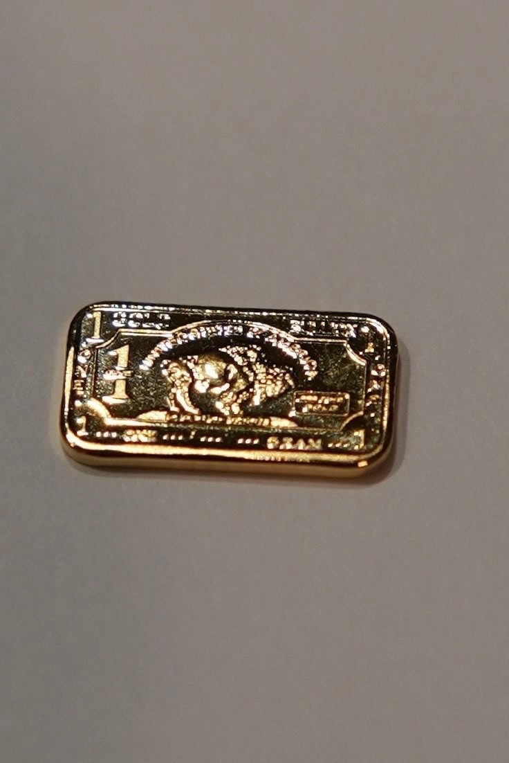 (6) 1 Gram – Gold Buffalo Bullion Bar .999 Fine 24k GOLD BARS