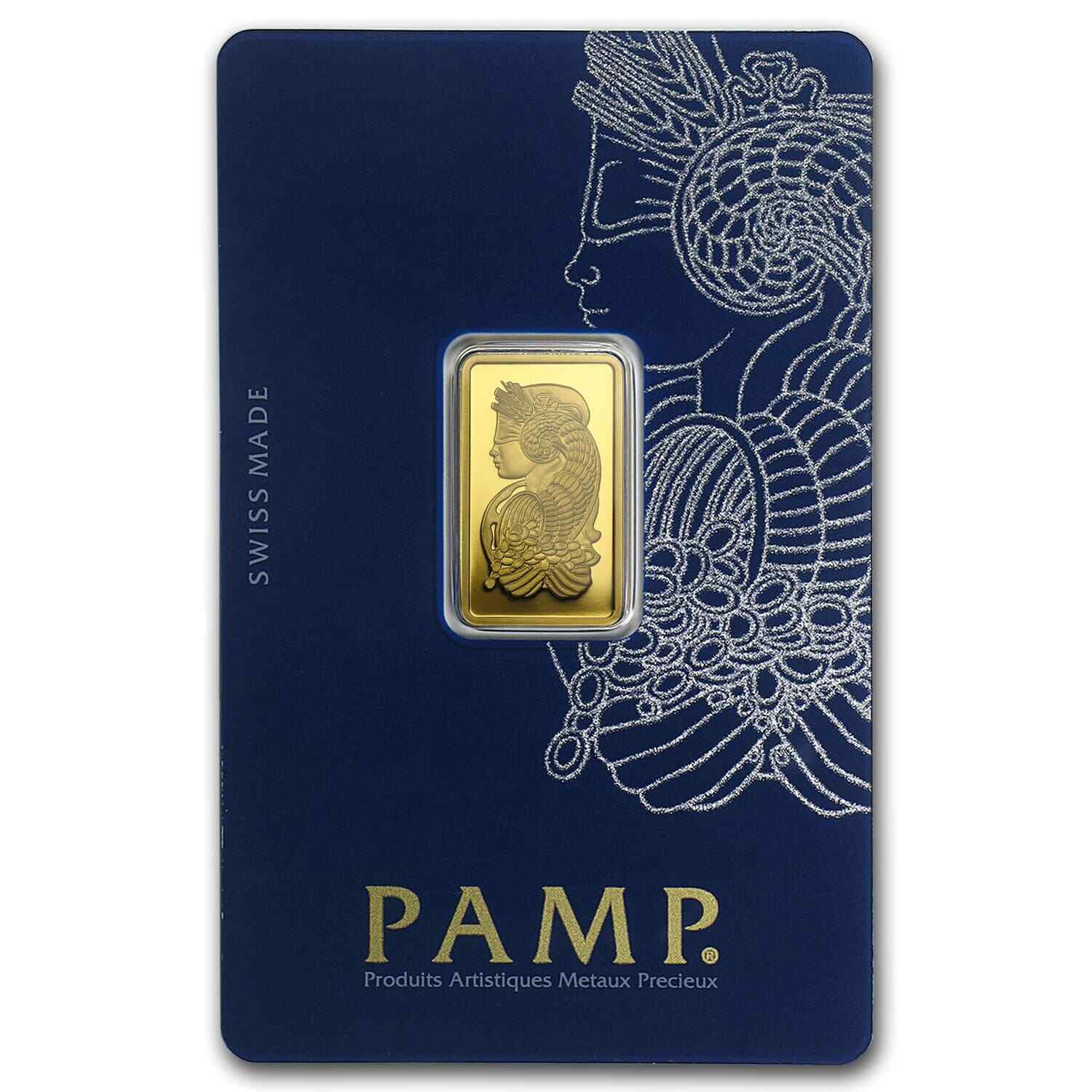 5 gram Gold Bar-PAMP Suisse Lady Fortuna Veriscan®(In Assay)