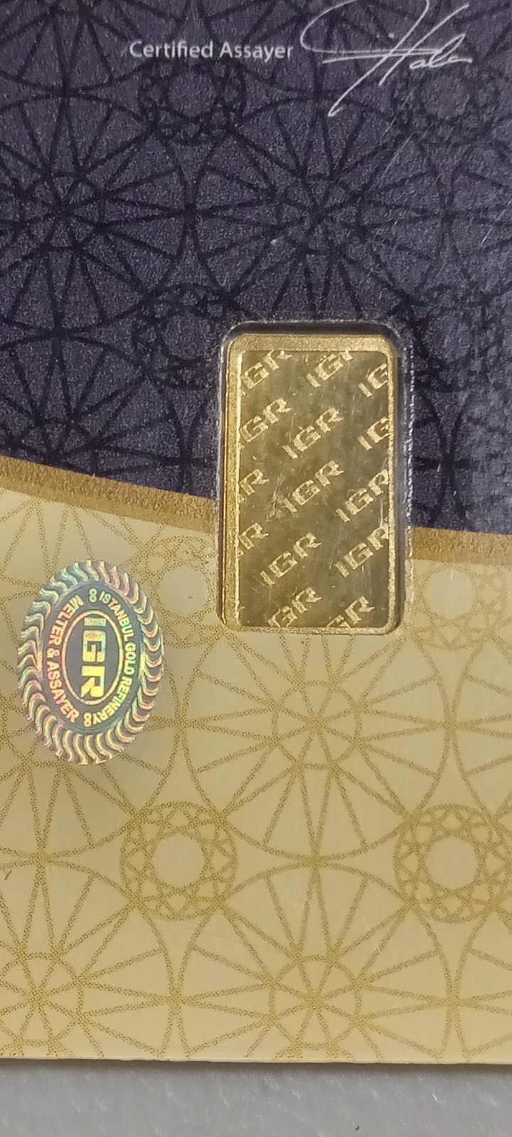 IGR .5 Gram Gold Bar 999.9 Fine #10097761 Istanbul Gold Refinery (1/2 Gram)