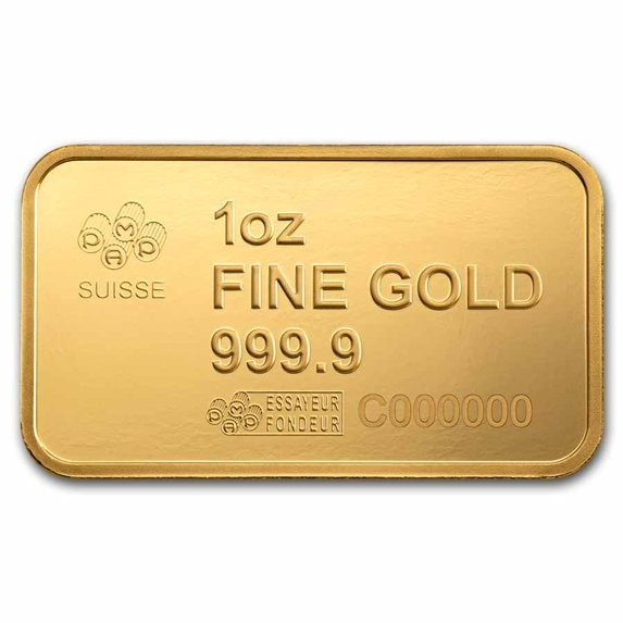 PAMP America the Free – Bald Eagle 1 oz Gold Bar – In Assay