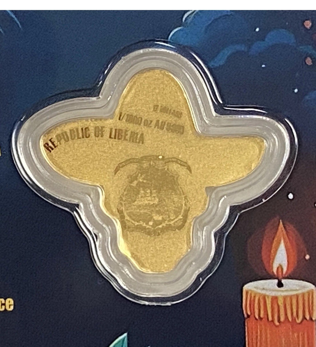 2026 Dia De Los Muertos 1/1000 oz .9999 Gold Coin In Card 💀 Limited Mintage