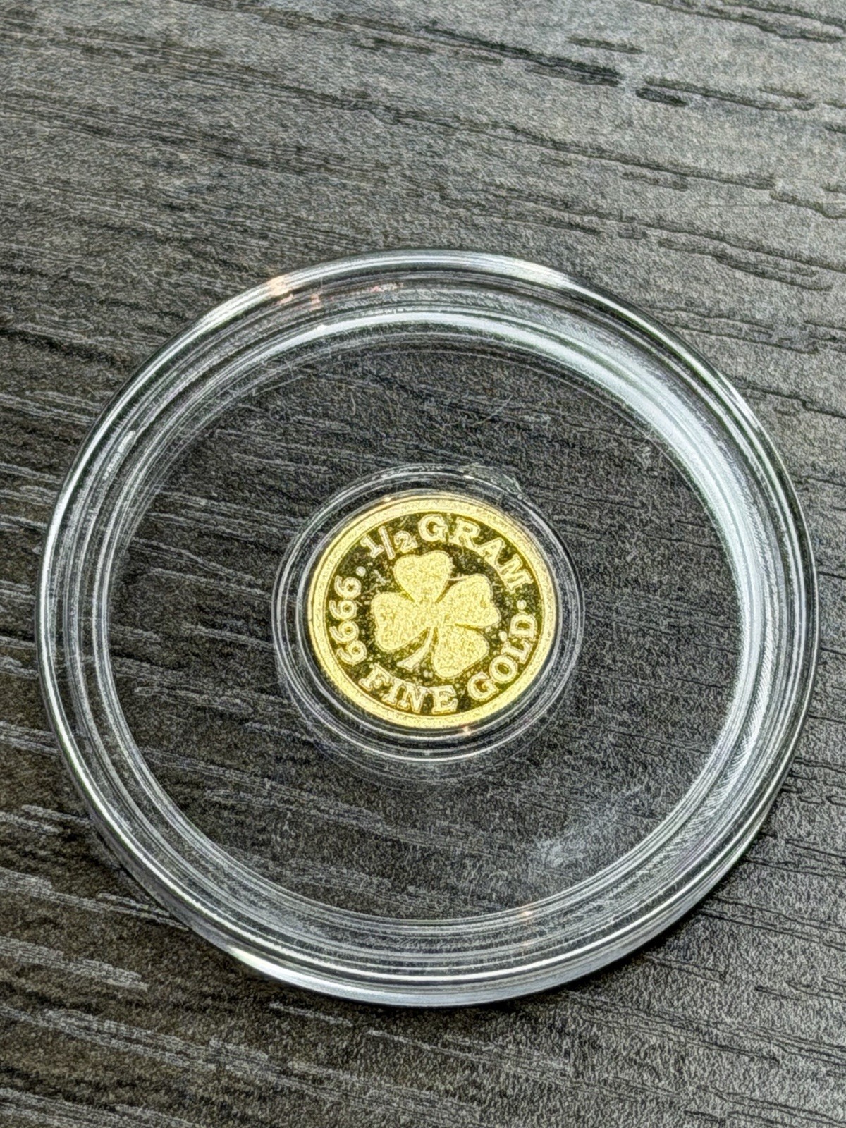 Monarch Precious Metals 1/2 Gram .9999 Fine Gold Bullion Round in Capsule