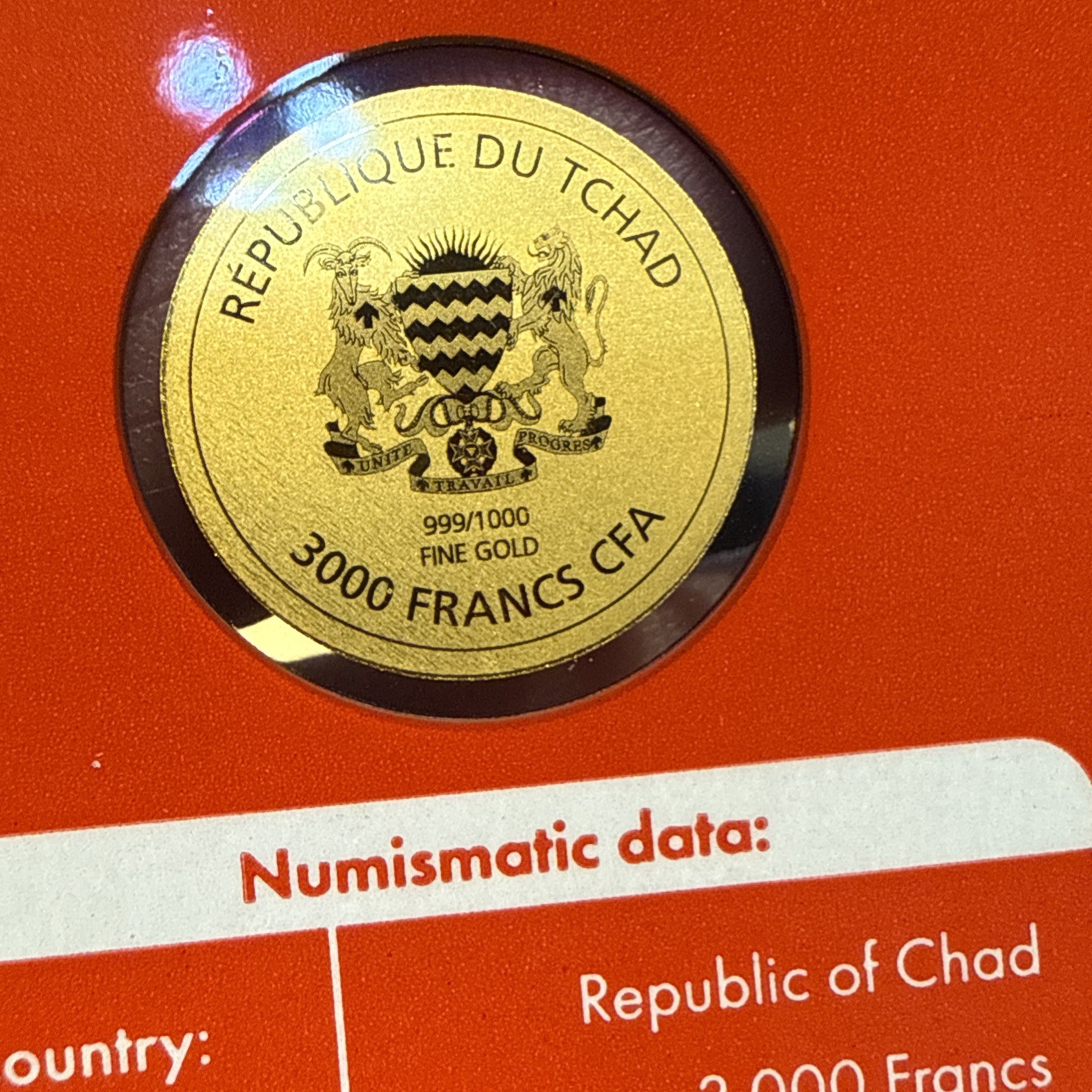 1/1000th oz Gold Coin Card The iconic Coca Cola truck with C.O.A.