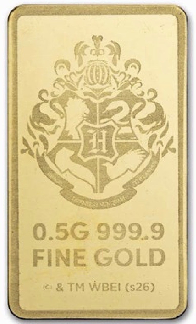 2026 PAMP Suisse Harry Potter 25th Anniversary 0.5g Gold Bar in Assay