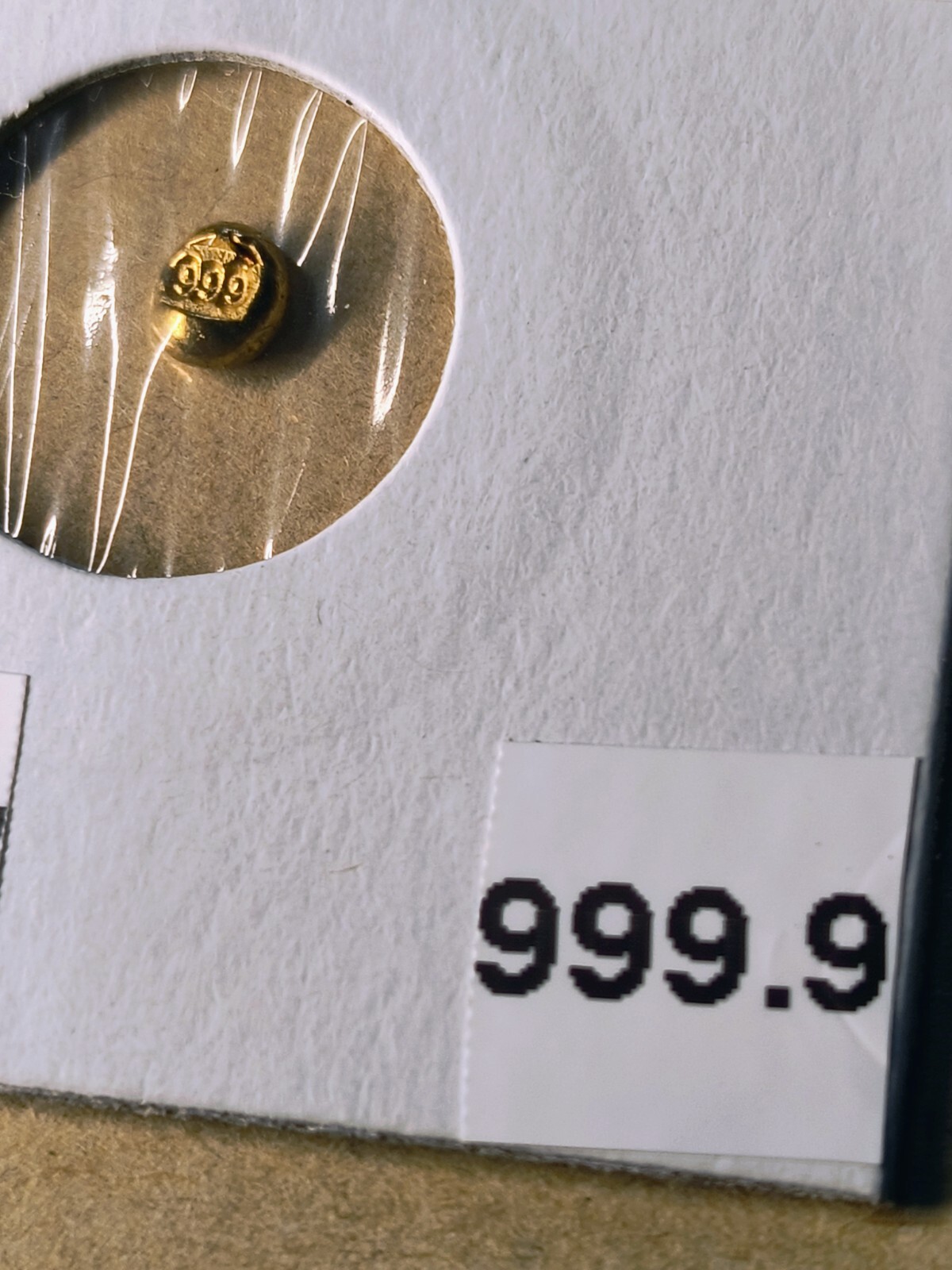 1/2 Half 0.5 Gram Gold Nugget 999.9 UK Made Fine Bullion Pure 24ct Gold Bar AU