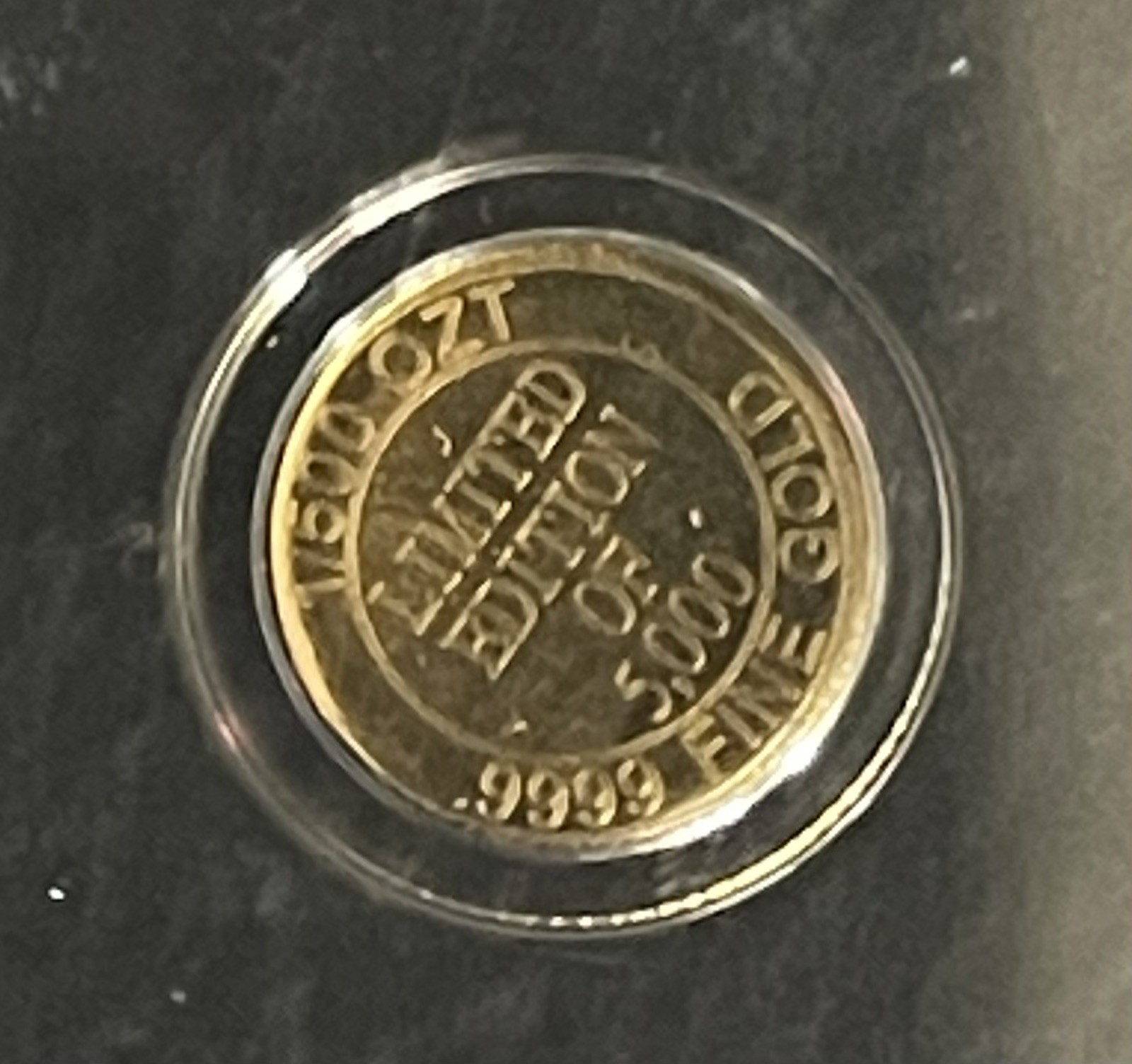 2 PCGS MS69 Gold Rounds No Date both are 1/500oz .9999 Precious Gold