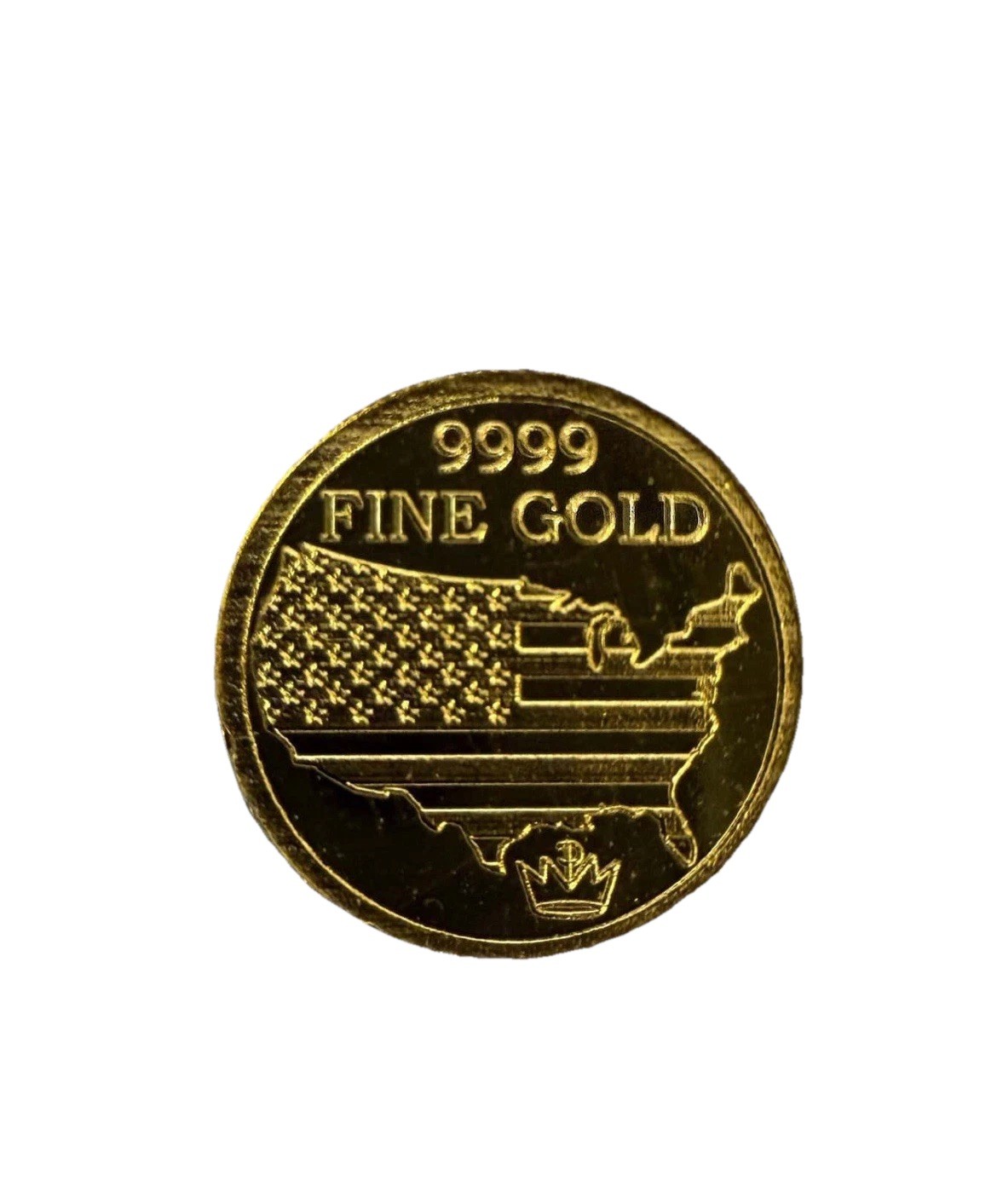 1/100 oz Gold Round: American Bald Eagle – MPM In Case/ Capsule 9999