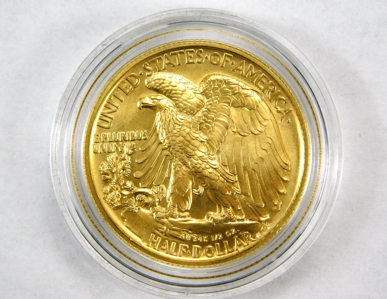 2016 W Walking Liberty Centennial $50 Gold Coin 1/2 oz .9999 US Mint