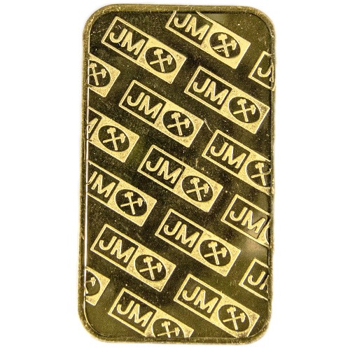 1 oz Johnson Matthey Gold Bar (Varied Design, Varied Condition)