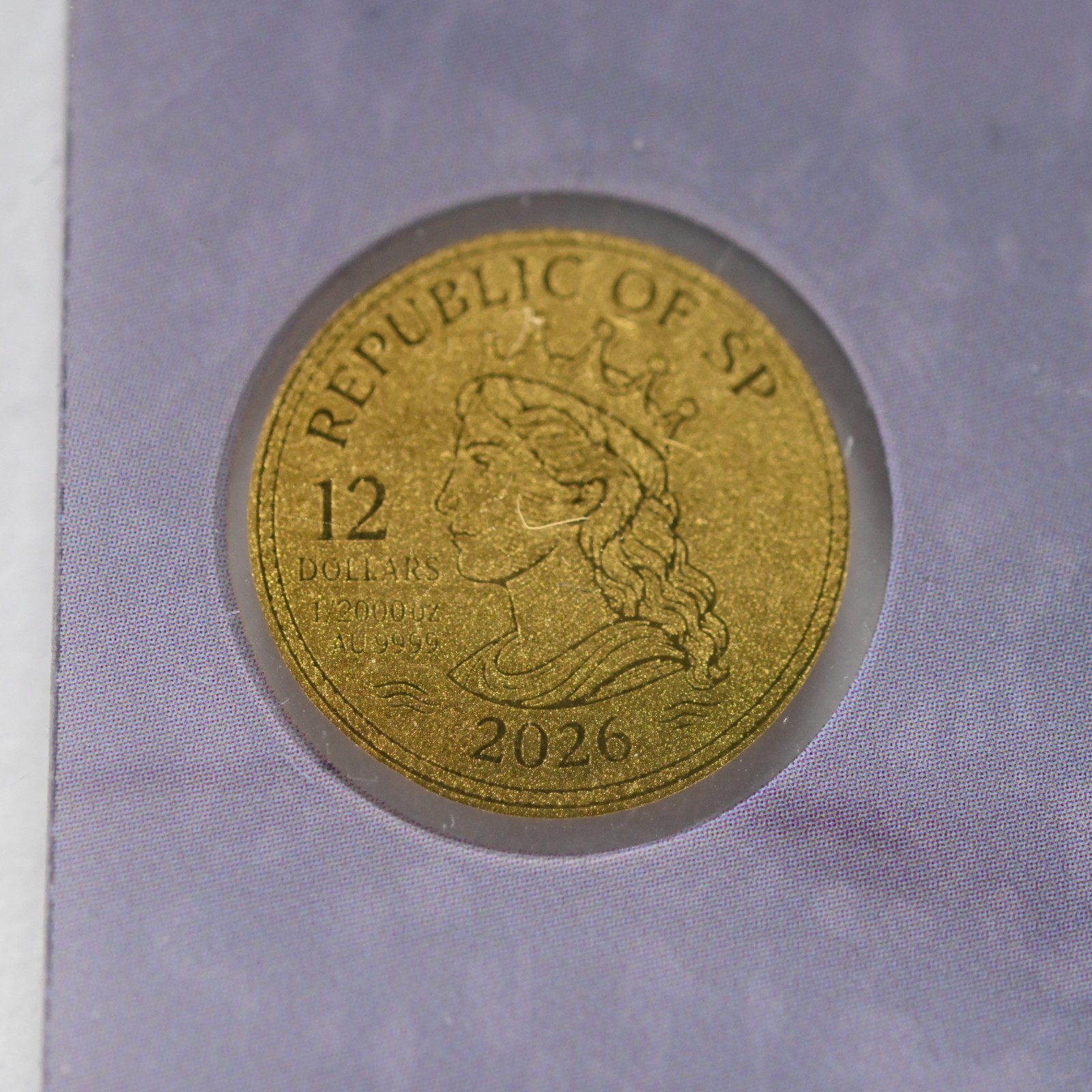 2026 Steamboat Willie 1928 Mickey Mouse 1/2000-oz .9999 Gold in Card Cert #1061