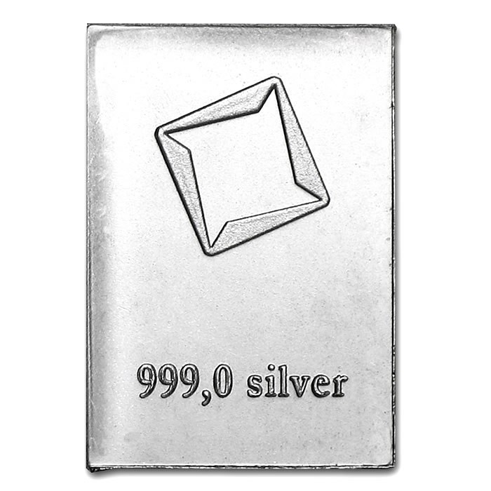 COMBO 1 gram Gold + Silver Valcambi Suisse .9999 Fine Gold & Silver Bars