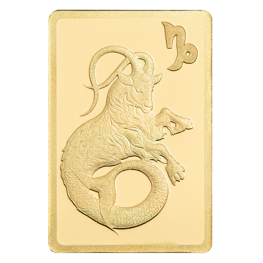 Pamp Suisse Zodiacs Series – Capricorn 1/2 gram Gold Bar – In Assay