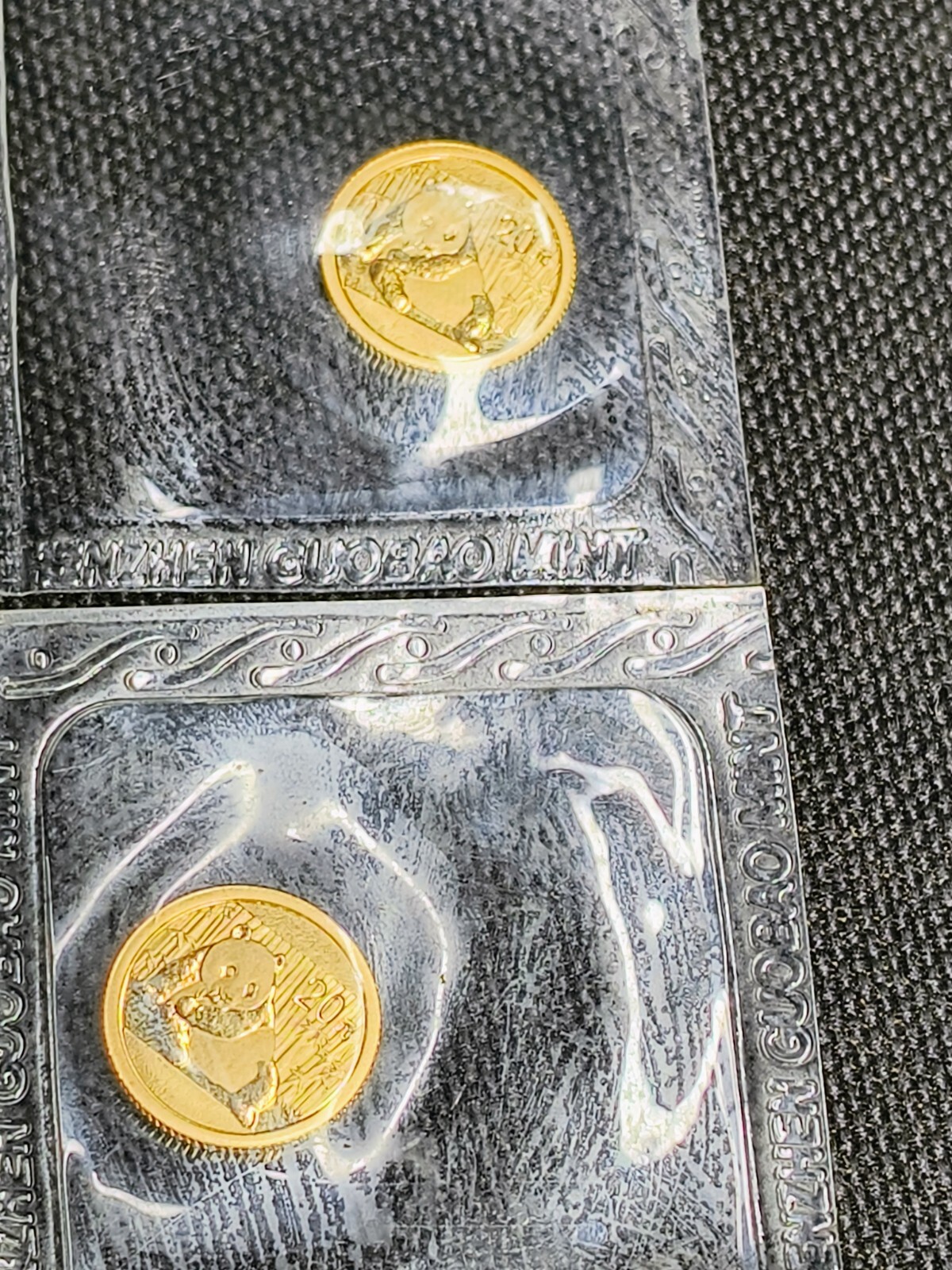 1/20 Oz Solid 24ct Gold Panda Coins 2015 999.9 Fine Bullion Sealed Mint 20 Yuan